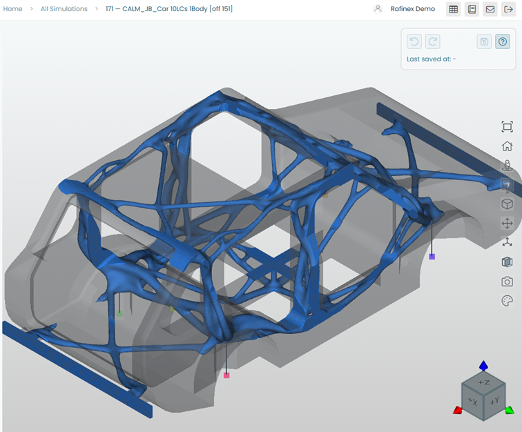 Car 10 load cases - load paths