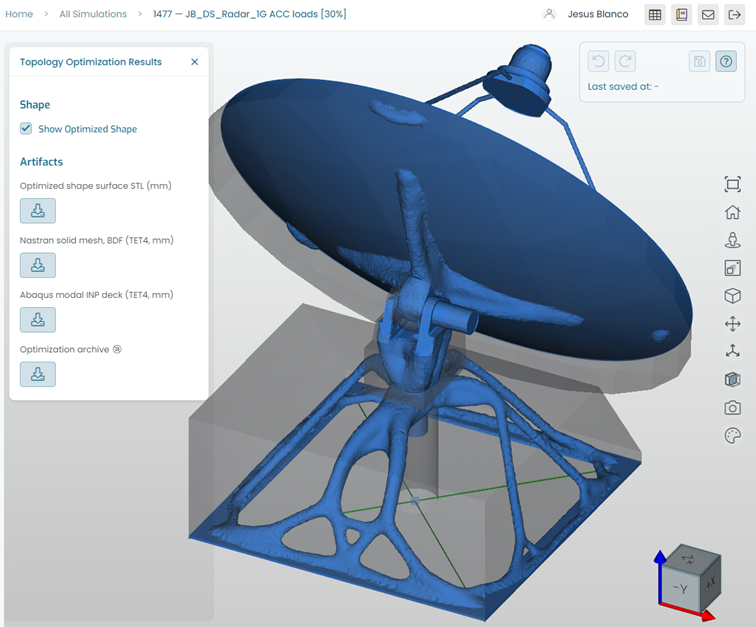 Design Space radar assembly